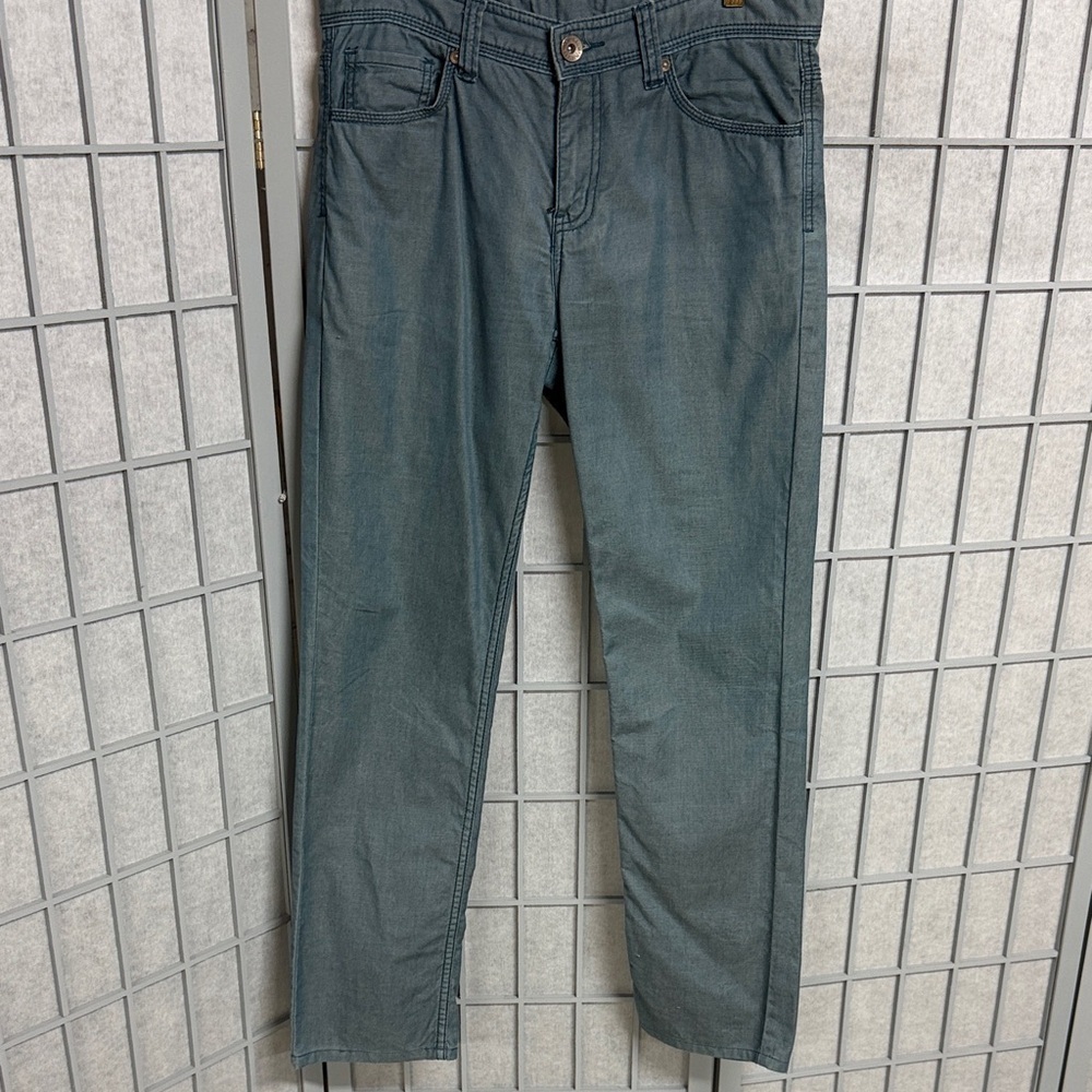 Tristan Slate Blue Straight Leg Jeans, Size 30